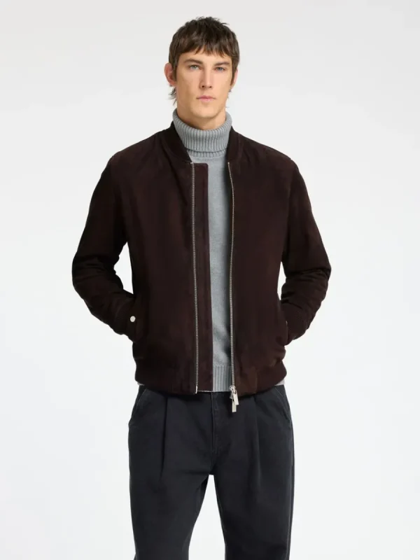 SELECTED MOCKASYDD BOMBERJACKA Brown Store