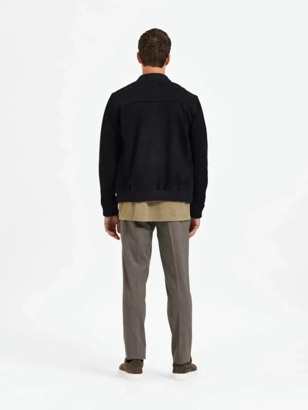 SELECTED MOCKASYDD BOMBERJACKA Black Best