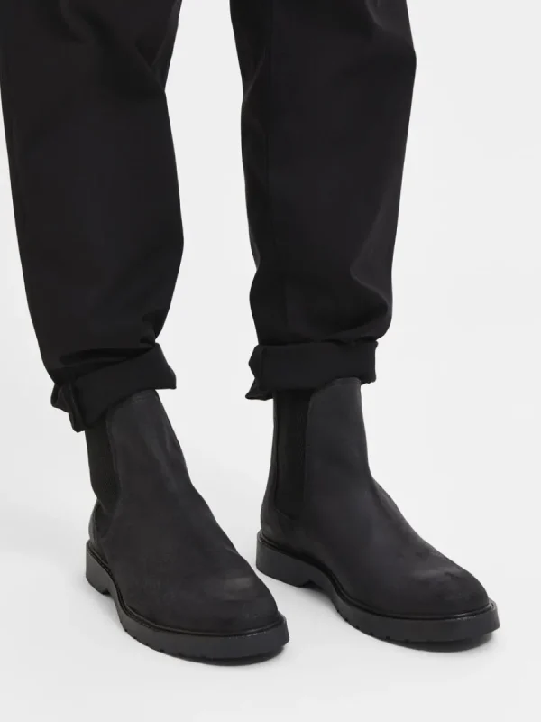 SELECTED MOCKASYDD CHELSEA-STÖVLAR Black Best Sale