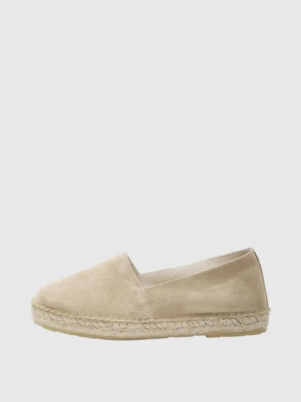SELECTED MOCKASYDD ESPADRILLES Beige Fashion