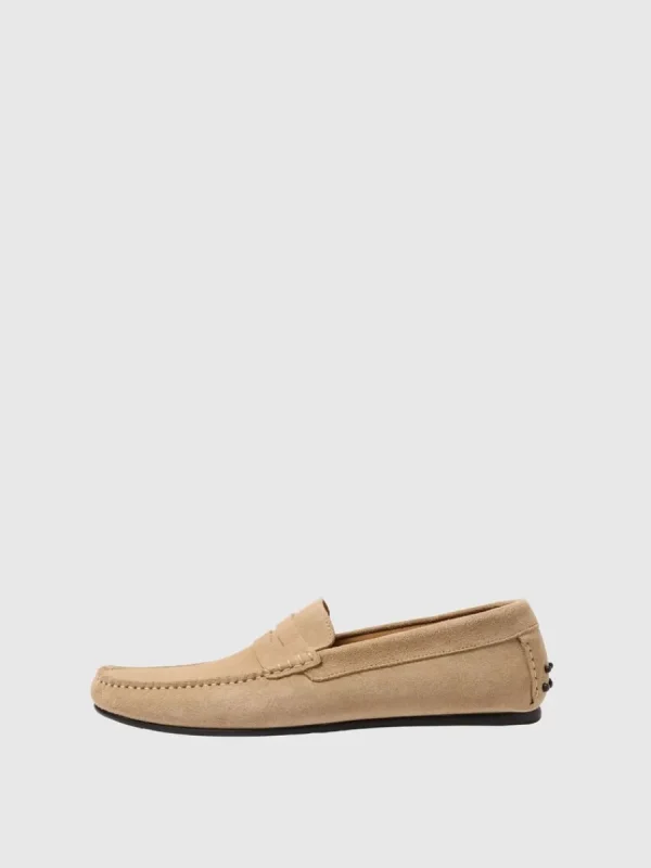 SELECTED MOCKASYDD LOAFERS Beige Sale