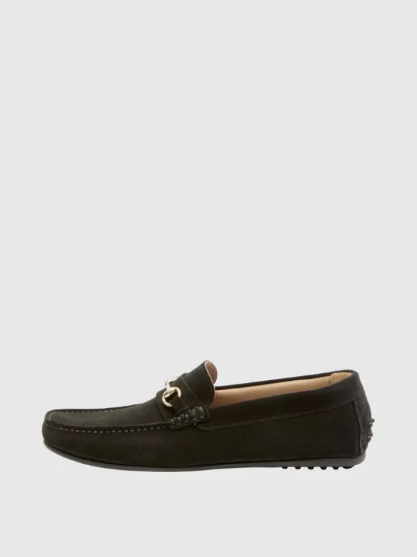 SELECTED MOCKASYDD LOAFERS MED BETSELDETALJ Black Fashion