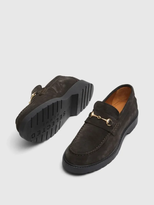 SELECTED MOCKASYDD LOAFERS MED BETSELDETALJ Brown Cheap