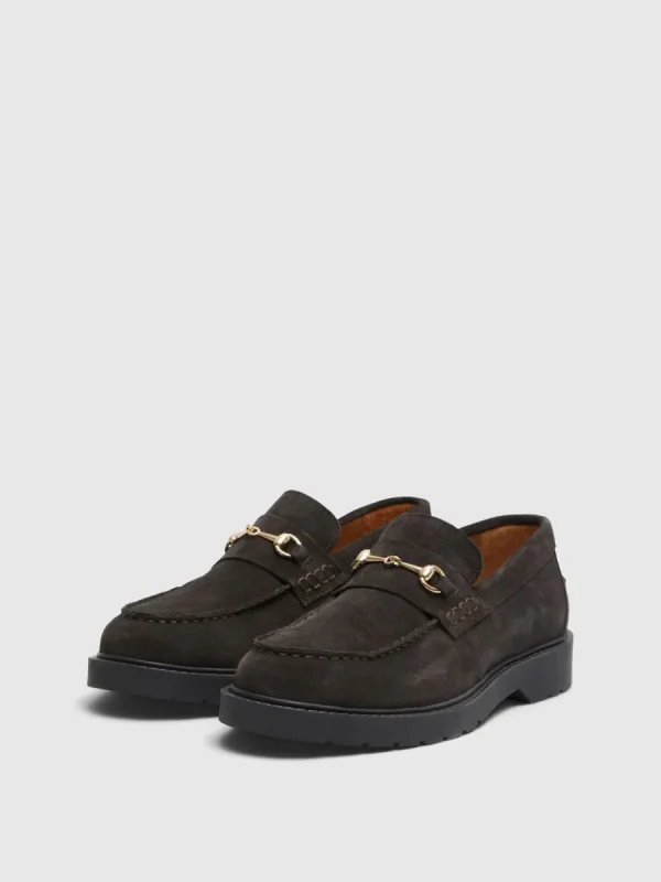 SELECTED MOCKASYDD LOAFERS MED BETSELDETALJ Brown Cheap