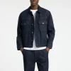 SELECTED MÖRK TVÄTT JEANSJACKA Blue Online