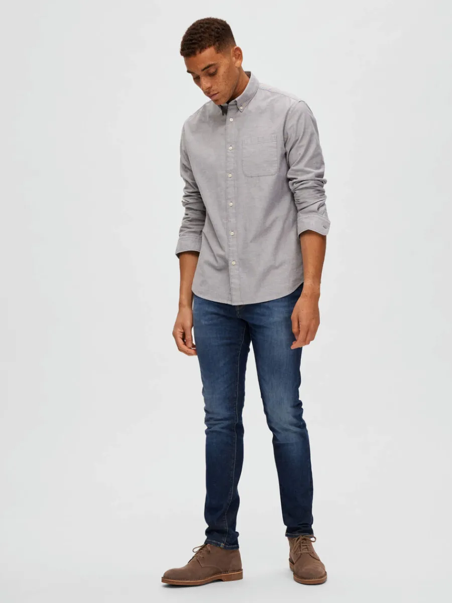 mrk_tvtt_slim_fitjeans_1-2.webp SELECTED MÖRK TVÄTT SLIM FIT-JEANS Blue Outlet