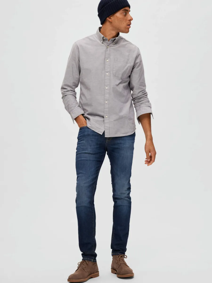 mrk_tvtt_slim_fitjeans_2-2.webp SELECTED MÖRK TVÄTT SLIM FIT-JEANS Blue Outlet