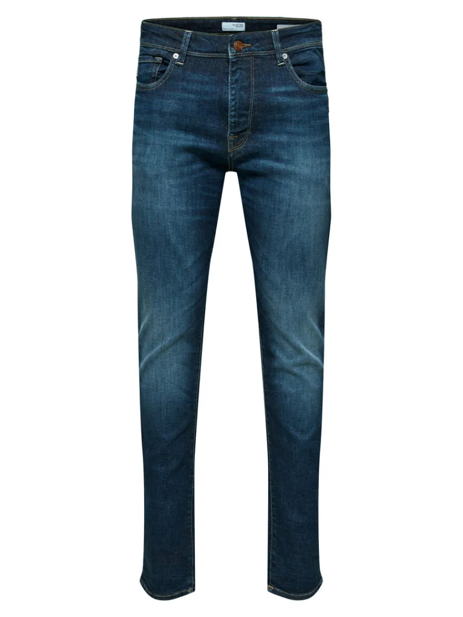 mrk_tvtt_slim_fitjeans_3-2.webp SELECTED MÖRK TVÄTT SLIM FIT-JEANS Blue Outlet