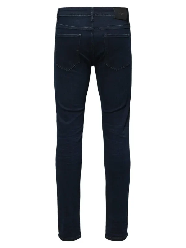 SELECTED MÖRK TVÄTT SLIM FIT-JEANS Blue Best
