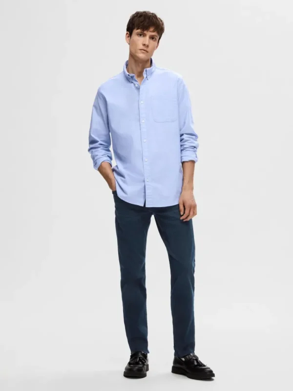 SELECTED MÖRK TVÄTT STRAIGHT FIT-JEANS Blue Outlet