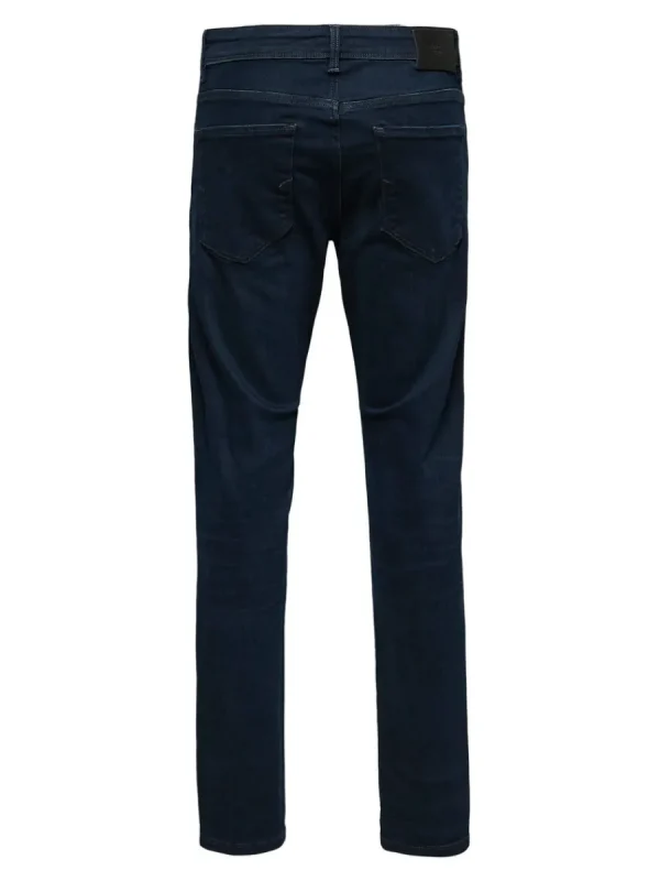 SELECTED MÖRK TVÄTT STRAIGHT FIT-JEANS Blue Outlet