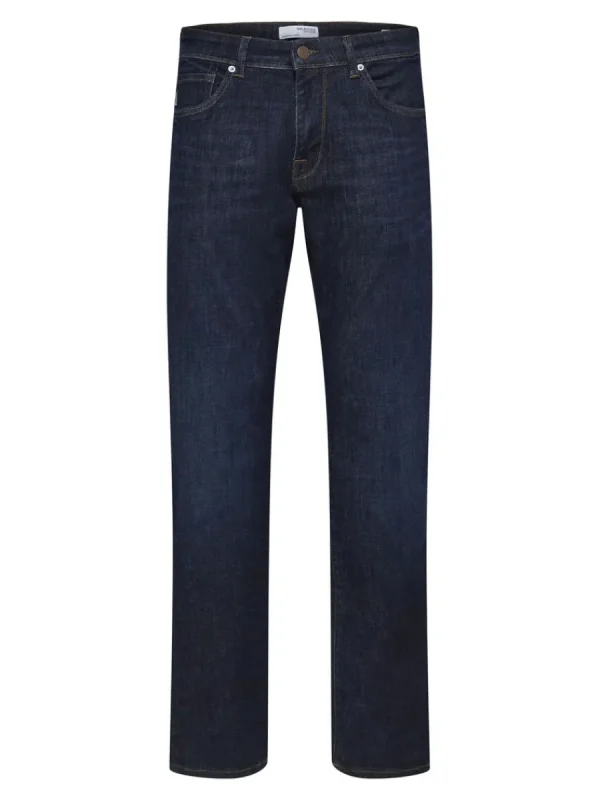 SELECTED 196 MÖRKBLÅ STRAIGHT FIT-JEANS Blue New