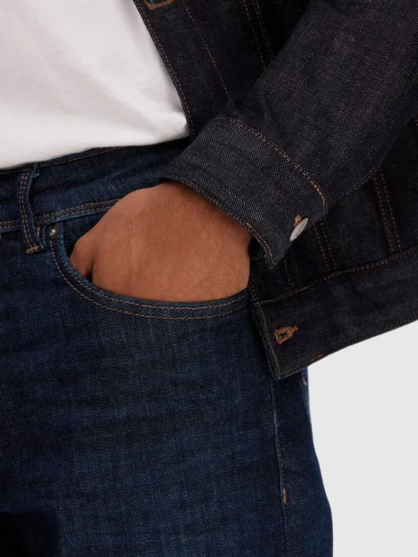 SELECTED 196 MÖRKBLÅ STRAIGHT FIT-JEANS Blue New