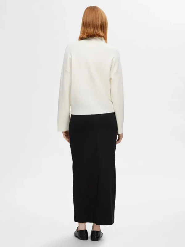 SELECTED NORMAL MIDJA MAXIKJOL Black Fashion