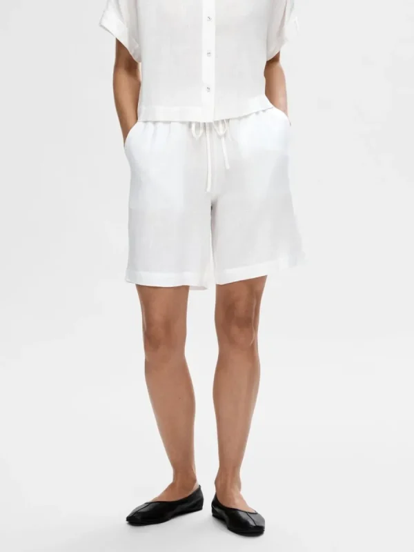 SELECTED NORMAL MIDJA SHORTS White Cheap