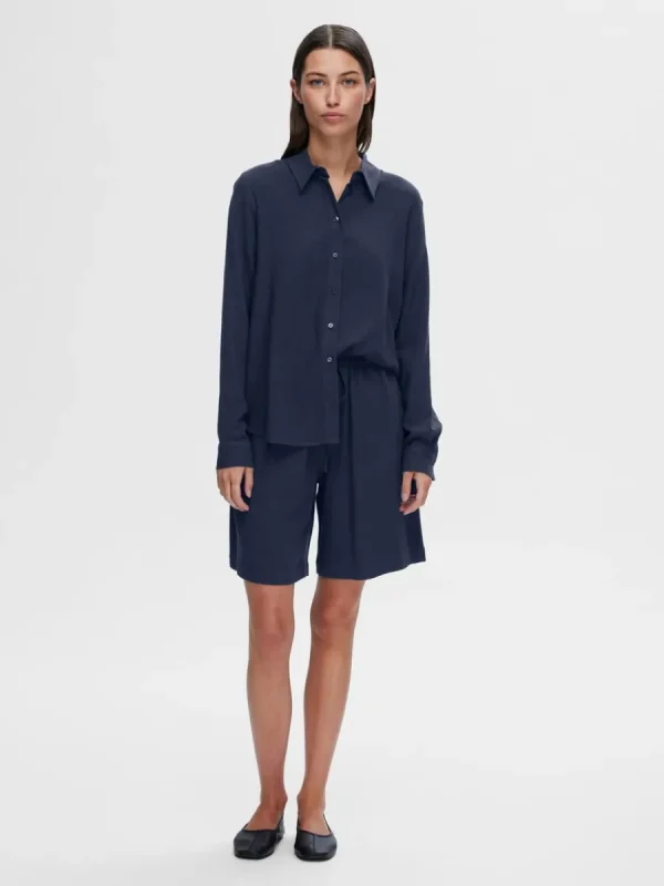 SELECTED NORMAL MIDJA SHORTS Blue Discount