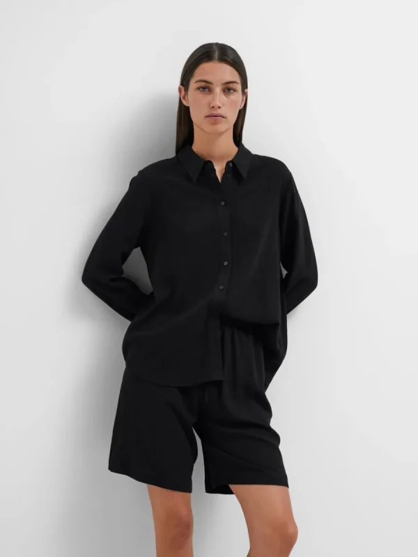 SELECTED NORMAL MIDJA SHORTS Black Store