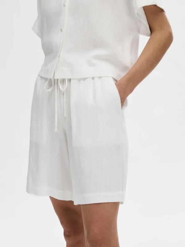SELECTED NORMAL MIDJA SHORTS White Cheap