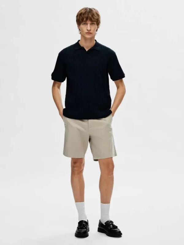 SELECTED NORMAL PASSFORM FLEX SHORTS Beige Best Sale