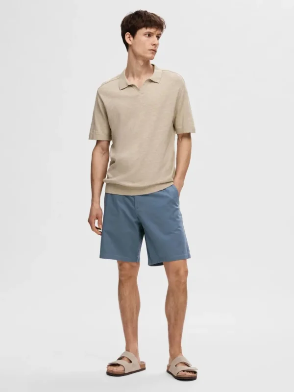 SELECTED NORMAL PASSFORM FLEX SHORTS Blue Sale