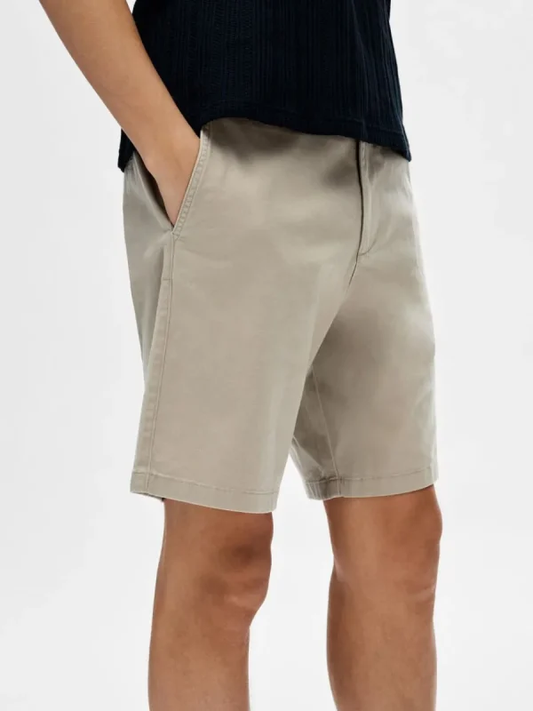 SELECTED NORMAL PASSFORM FLEX SHORTS Beige Best Sale
