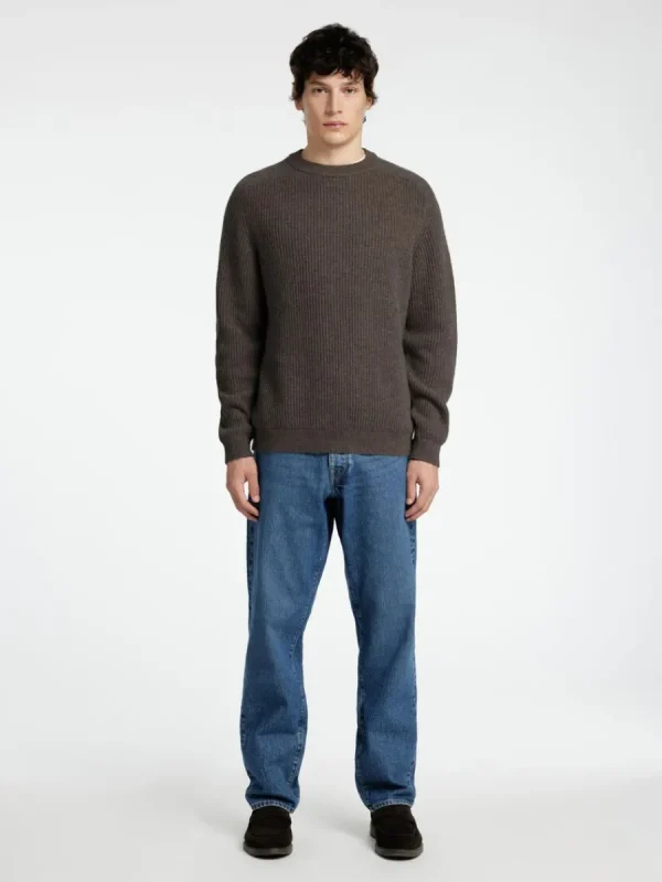 SELECTED NORMAL PASSFORM RUNDRINGAD TRÖJA Brown Cheap