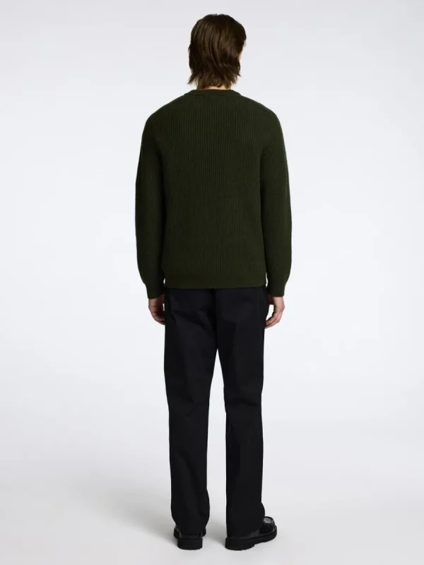 SELECTED NORMAL PASSFORM RUNDRINGAD TRÖJA Green Fashion