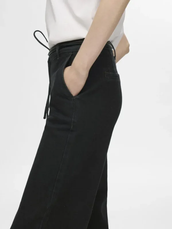 SELECTED NORMALHÖG MIDJA VIDA JEANS Black Best Sale