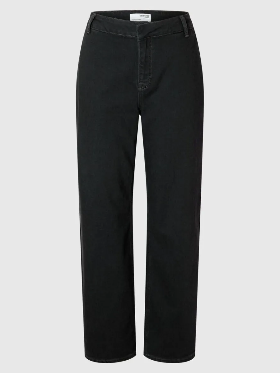normalhg_midja_vida_jeans_5.webp SELECTED NORMALHÖG MIDJA VIDA JEANS Black Best Sale