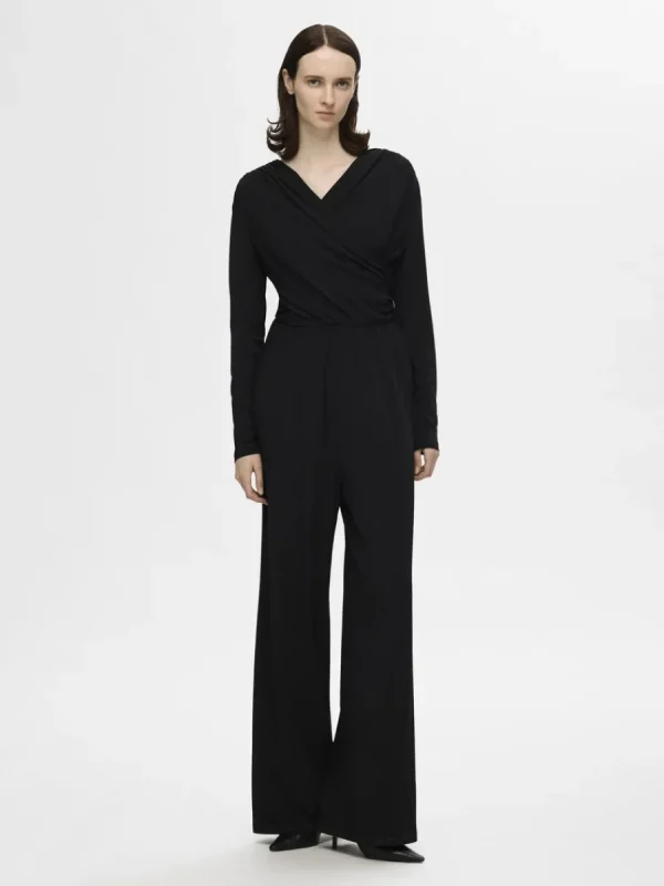 SELECTED OMLOTTSTIL JUMPSUIT Black New
