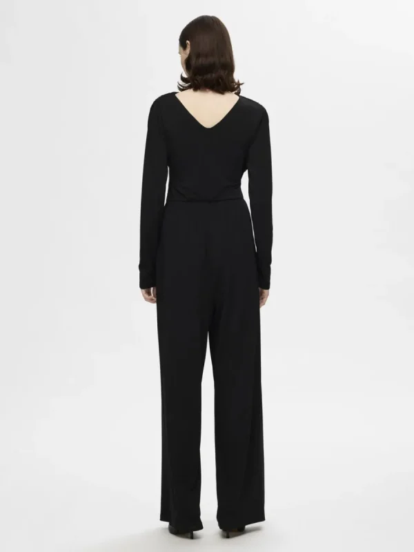 SELECTED OMLOTTSTIL JUMPSUIT Black New