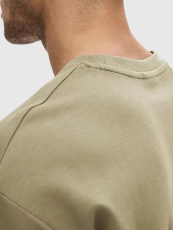 SELECTED OVERSIZE KORTA ÄRMAR T-SHIRT Green Flash Sale