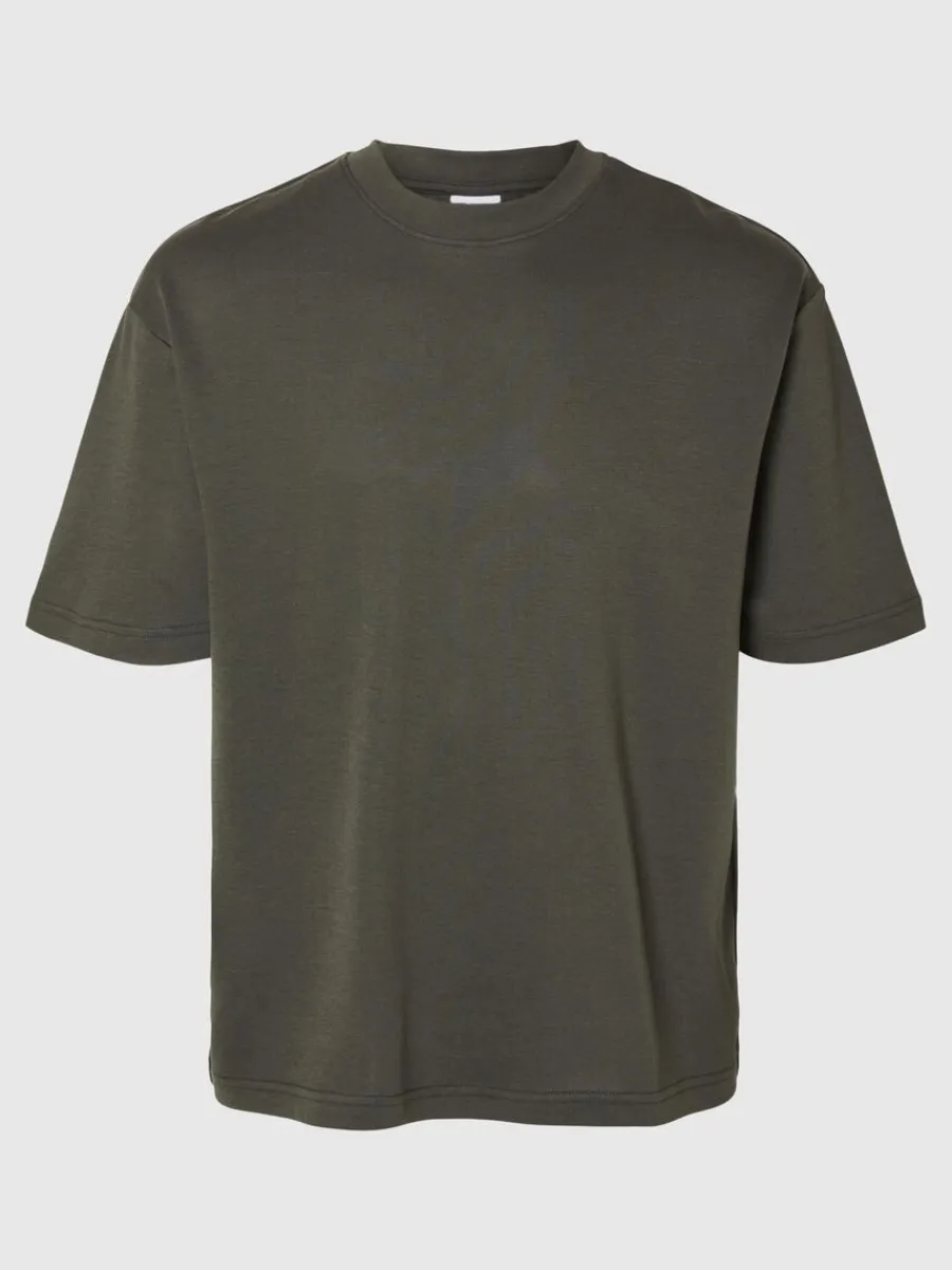 oversize_korta_rmar_tshir_4-2.webp SELECTED OVERSIZE KORTA ÄRMAR T-SHIRT Green Best