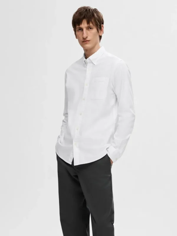SELECTED OXFORD SKJORTA White Fashion