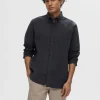SELECTED OXFORD SKJORTA Black Clearance