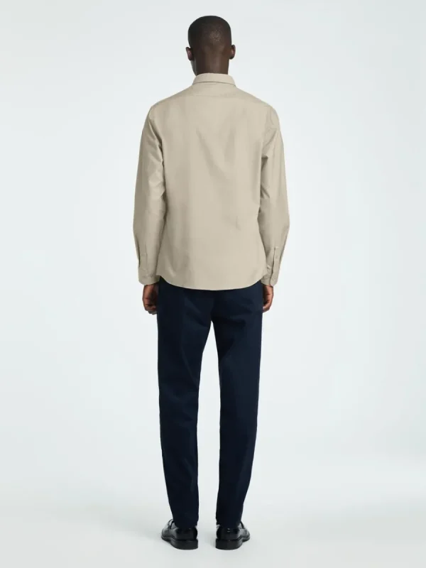 SELECTED OXFORD SKJORTA Beige Clearance