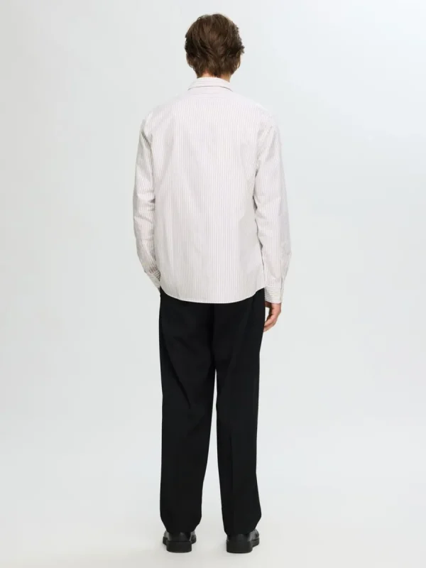 SELECTED OXFORD SKJORTA White Store