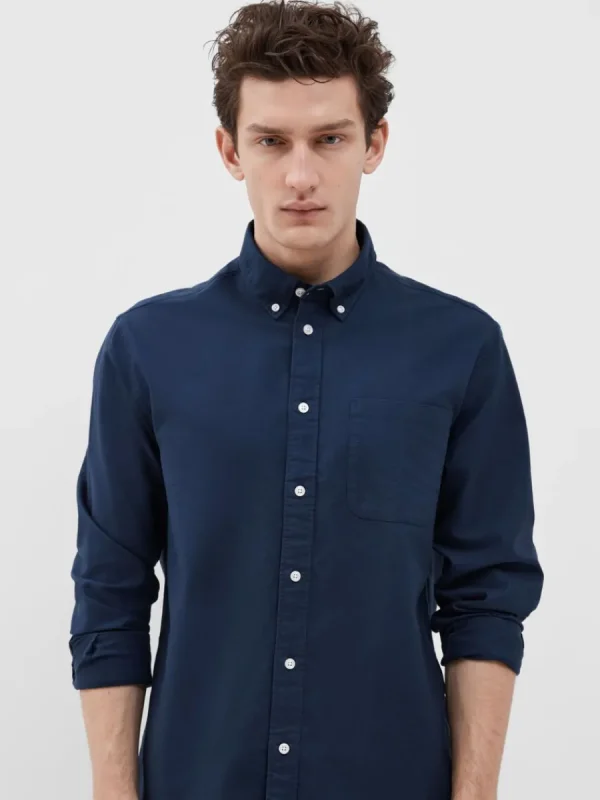 SELECTED OXFORD SKJORTA Blue Best