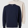 SELECTED 2-PACK BOMULL SWEATSHIRT Blue Best Sale