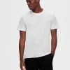 SELECTED 3-PACK BOMULL T-SHIRT Black New
