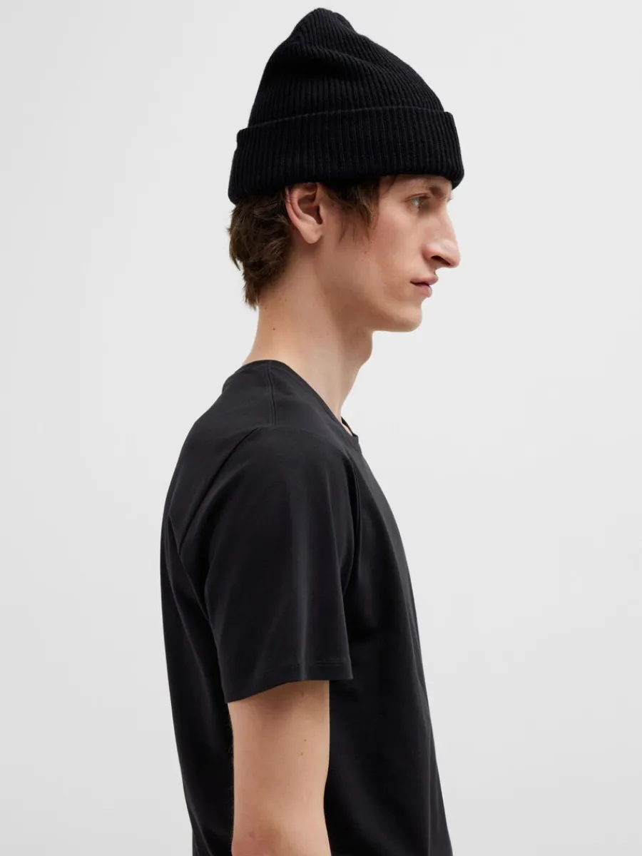 pack_bomull_tshirt_2-2.webp SELECTED 3-PACK BOMULL T-SHIRT Black Sale