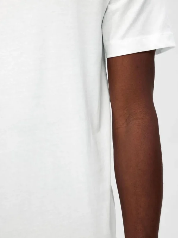 SELECTED 3-PACK BOMULL T-SHIRT White Flash Sale