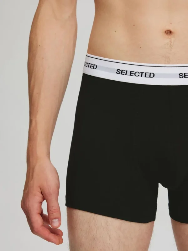 SELECTED 3-PACK KALSONGER Black Outlet
