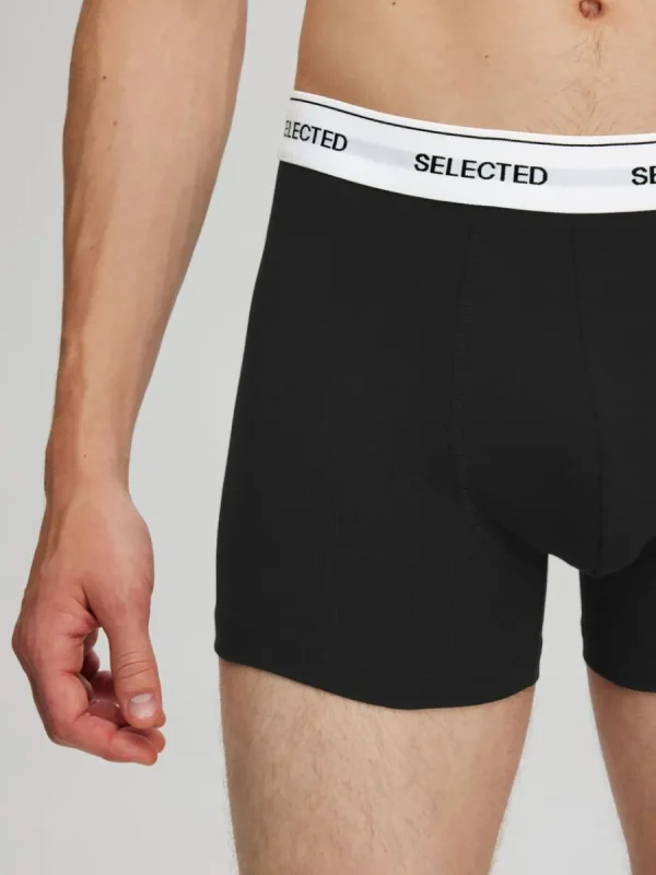 SELECTED 5-PACK KALSONGER Black Fashion