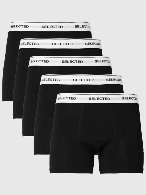 SELECTED 5-PACK KALSONGER Black Fashion