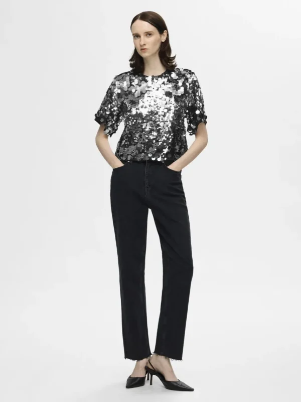 SELECTED PALJETT BESKUREN TOPP Silver Shop