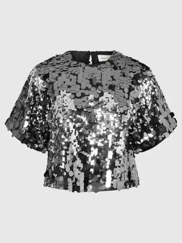 SELECTED PALJETT BESKUREN TOPP Silver Shop