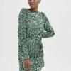 SELECTED PALJETT KORT KLÄNNING Green Best Sale