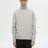 SELECTED POLOKRAGE TRÖJA Grey Online