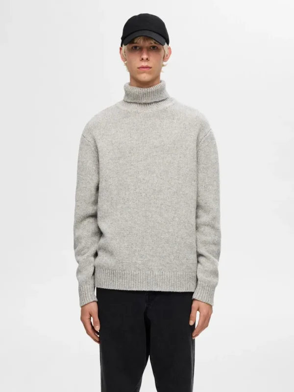 SELECTED POLOKRAGE TRÖJA Grey Online
